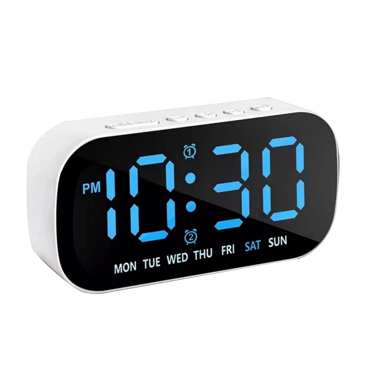 Auto Dimming Large LED Display Digital Alarm Clock With Snooze For Bedroom