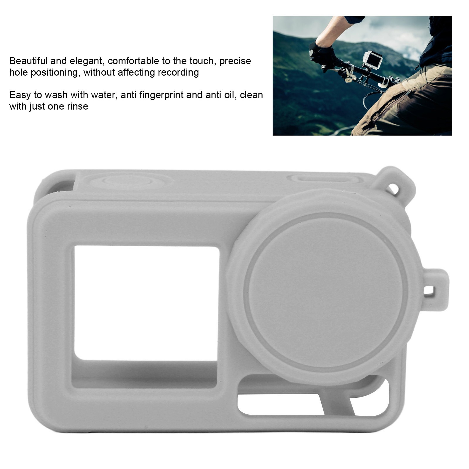 Silicone Case For Action 5 Pro Anti Collision Dust Proof Soft Silicone Came RTBO