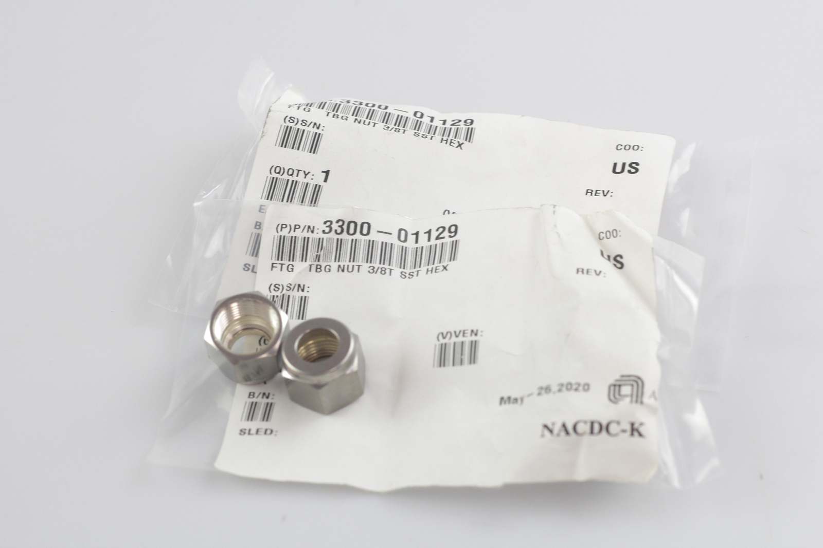 Applied materials AMAT 4x 3300-01129, 2x 3300-03362 Lot of 5
