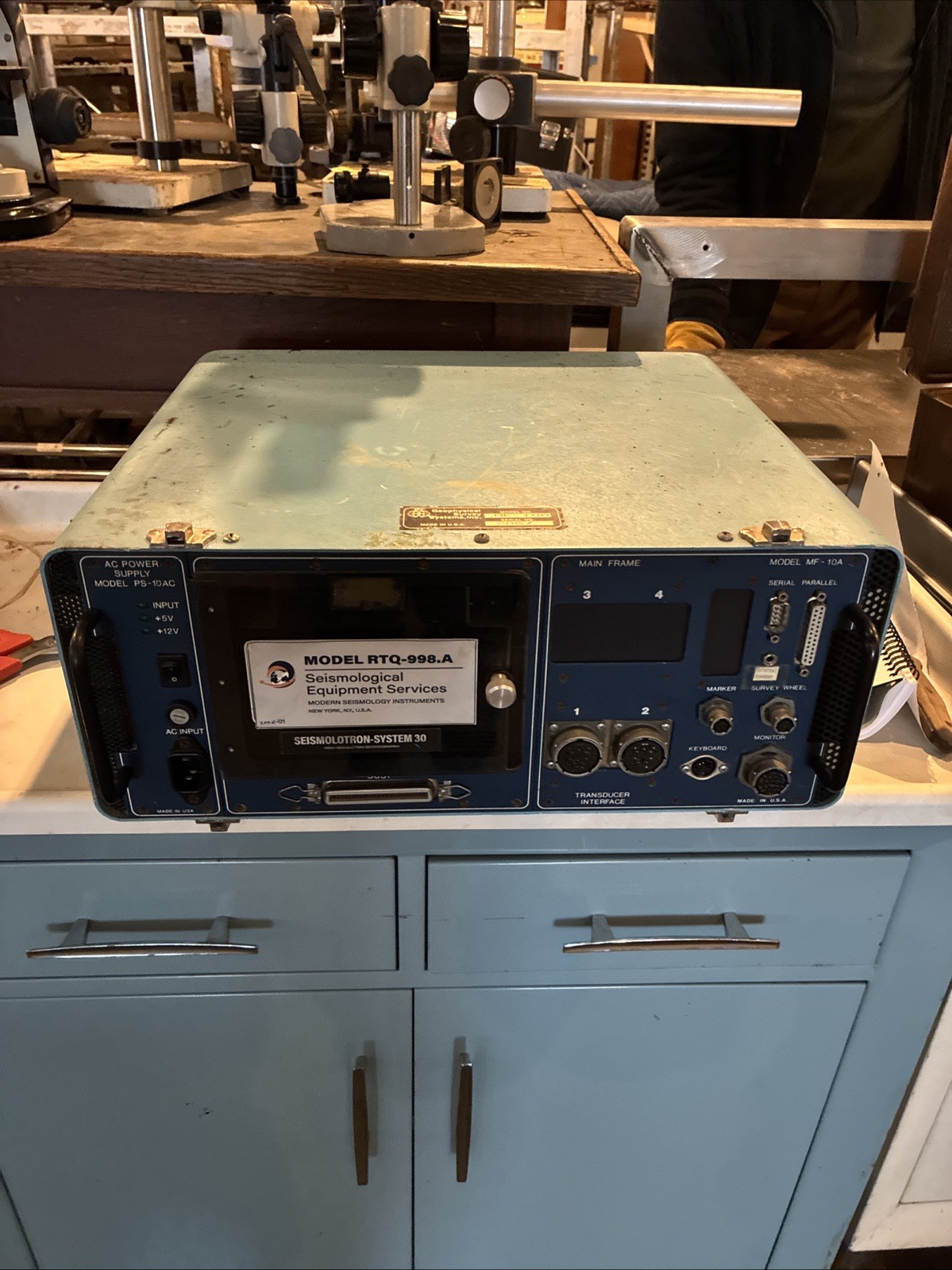 Geophysical Survey Systems MF-10A  SIR System 10  Box & SD 33A Router xdw 14.9