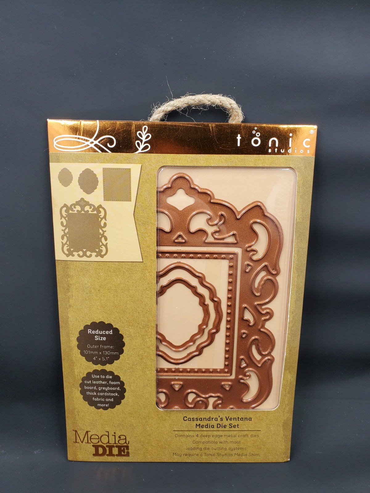 SP1 Tonic Studios Cassandra's Ventana Media Die Set 4pc