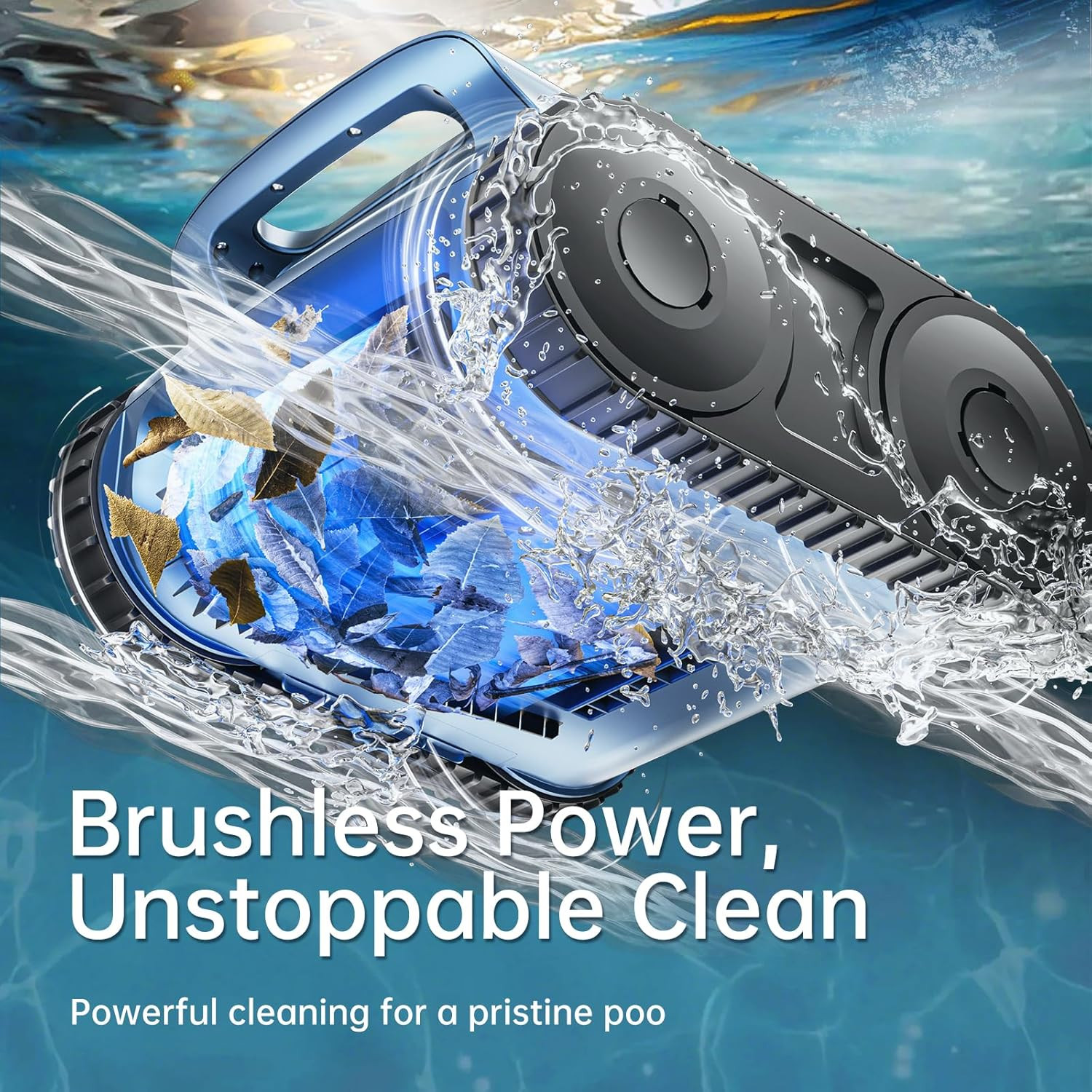 Pool Cleaner Robot Automatic Pool Vacuum Wall Climbing Pool Cleaner for Pools