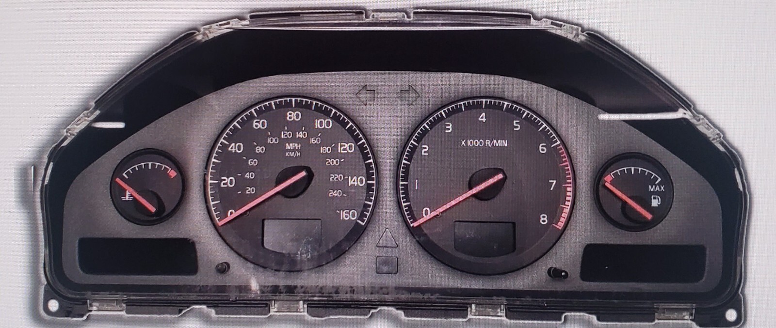 2002 2003 VOLVO SPEEDO INST. CLUSTER REPAIR SERVICE S60 or S80 V70 XC70 XC90