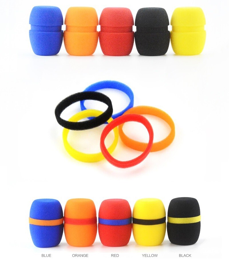 5 Pack MZW4032 Microphone Windscreen for Sennheiser ew Handheld Transmitter