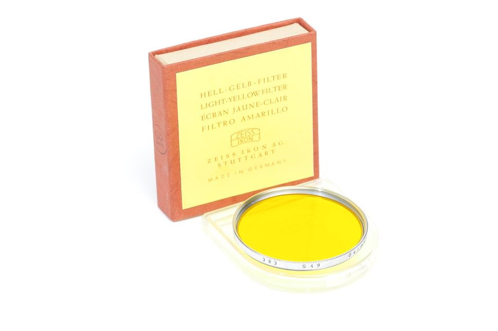 ZEISS Ikon S49 Filter Yellow G 2x 383 Yellow