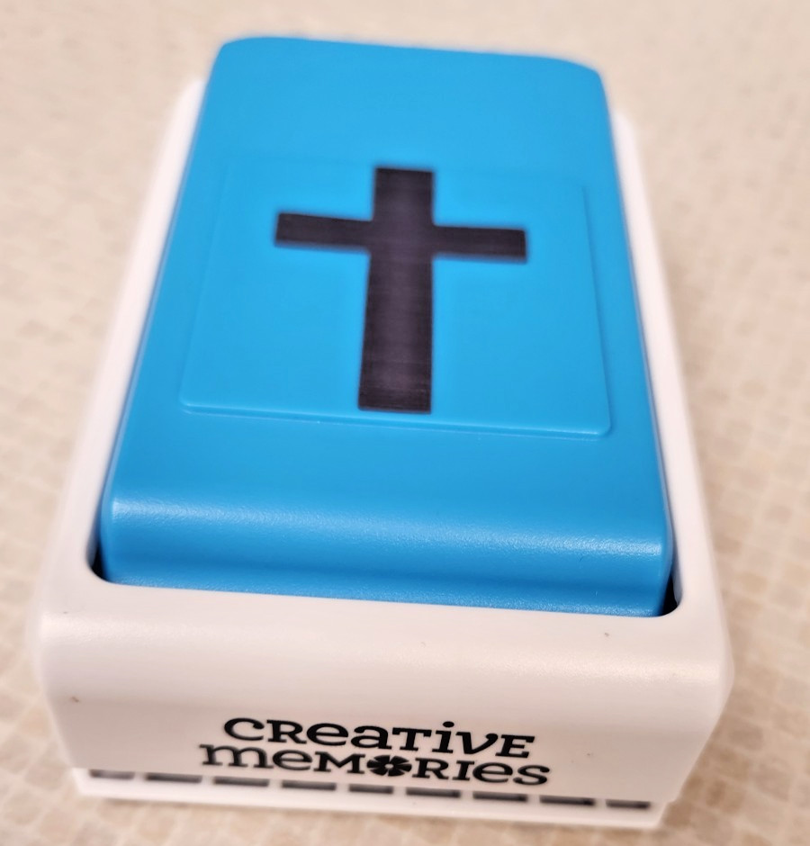 Creative Memories Decorative Punch Pre-Owned Cross Easter Christian