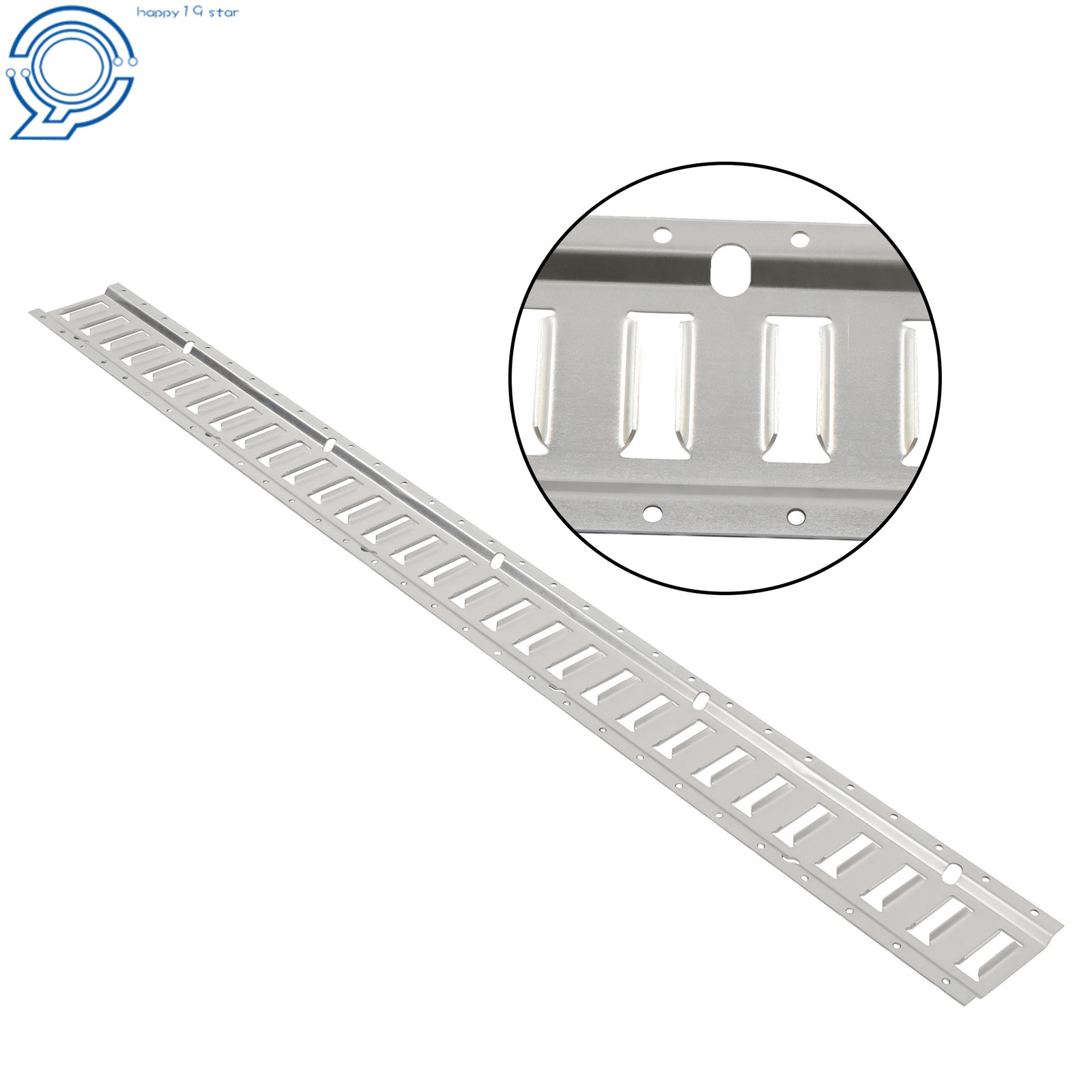 5 Pack 5' E Silver Track Tie Down Rail Kit For RV Trailer Camper Truck