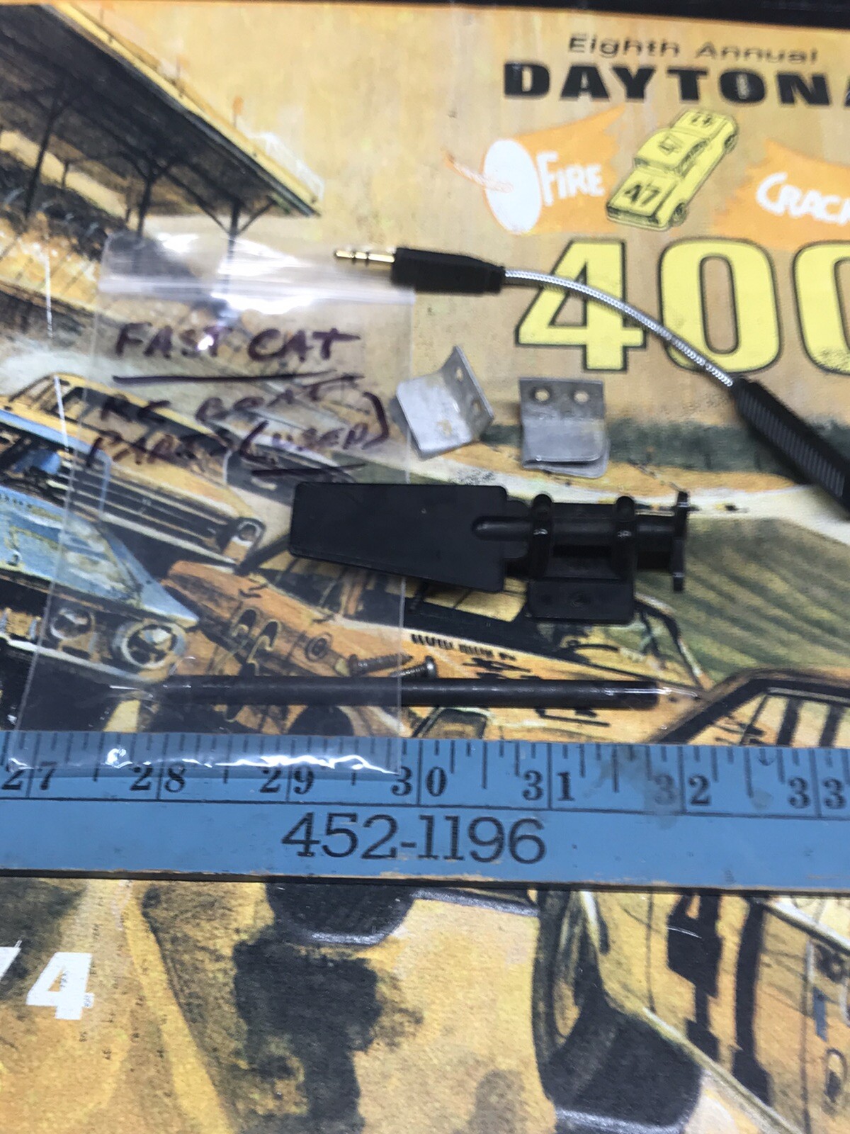 Vintage FastCat USED Rc Boat Parts Lot USA Shipped