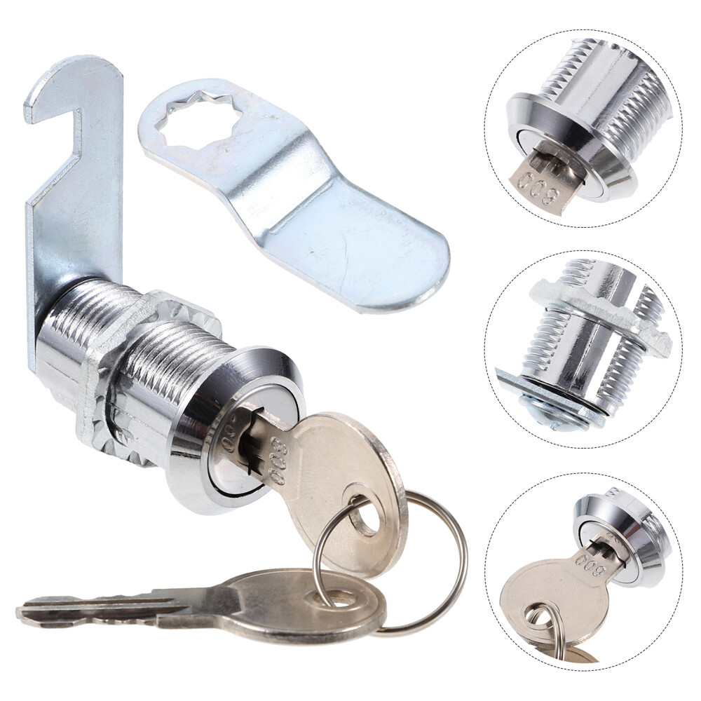 Cam Lock Desk Drawer File Cabinet Locks Mailbox Replacement with Key