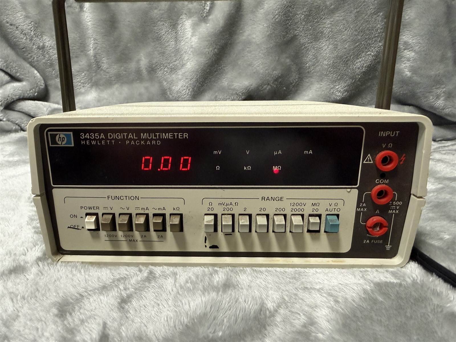 HP 3435A DIGITAL MULTIMETER - HEWLETT PACKARD - "AS-IS UNTESTED"