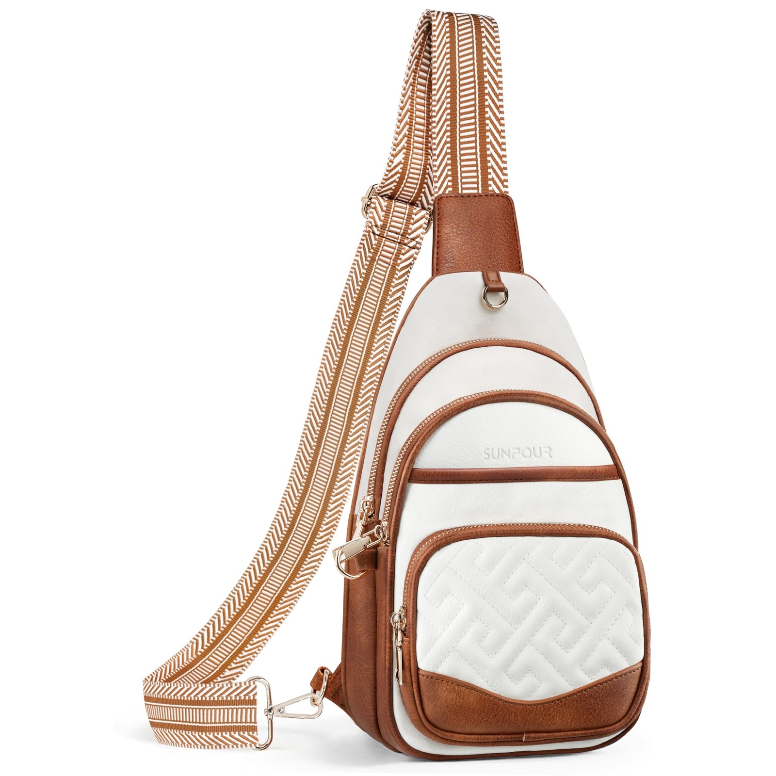 Anti Theft Crossbody Bags for Women, RFID Vegan Leather Sling Purse, Travel C...