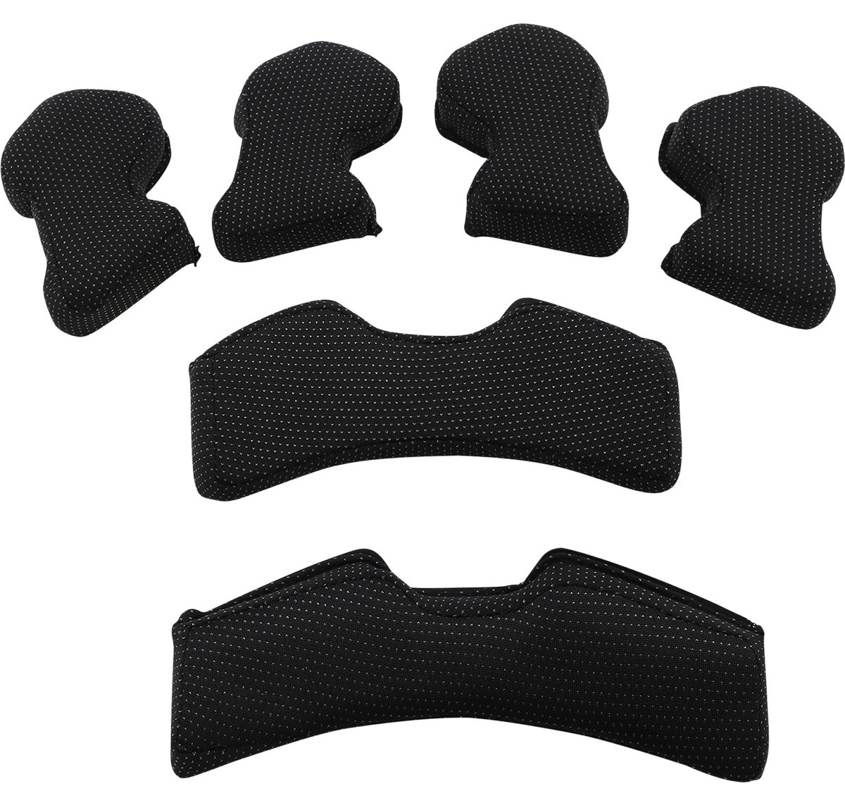 100% Trajecta MTB Helmet Thin Cheek Pads Black