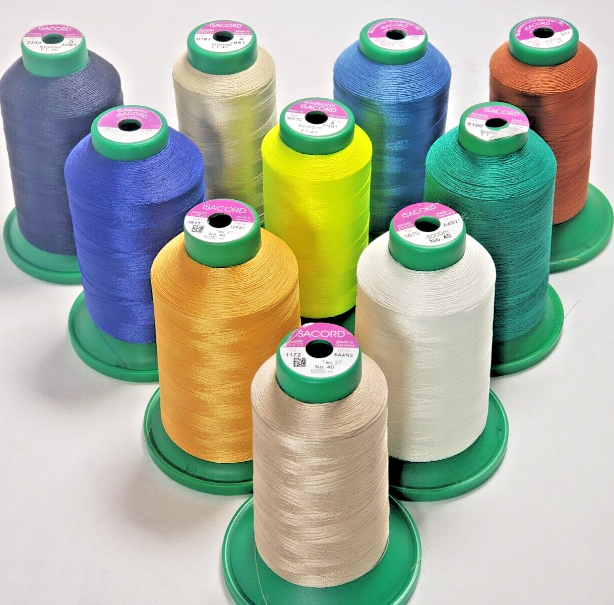 Isacord 10 pack Embroidery Thread-42