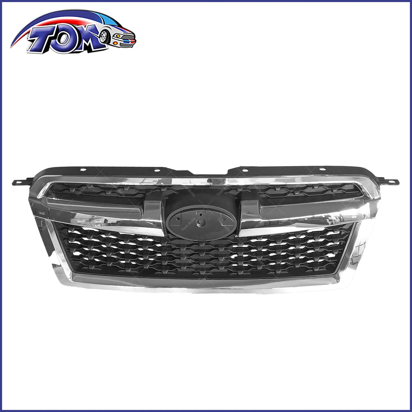 Grille Textured Black Shell and Insert Assembly For 2013-2014 Subaru Legacy