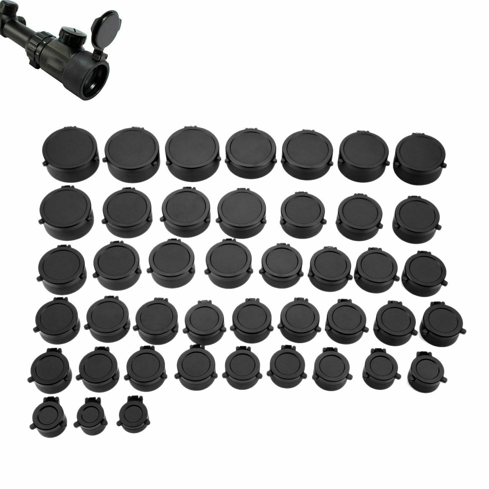 Scope Lens Cover Flip Up Cap Objective Lid Quick Spring Protection