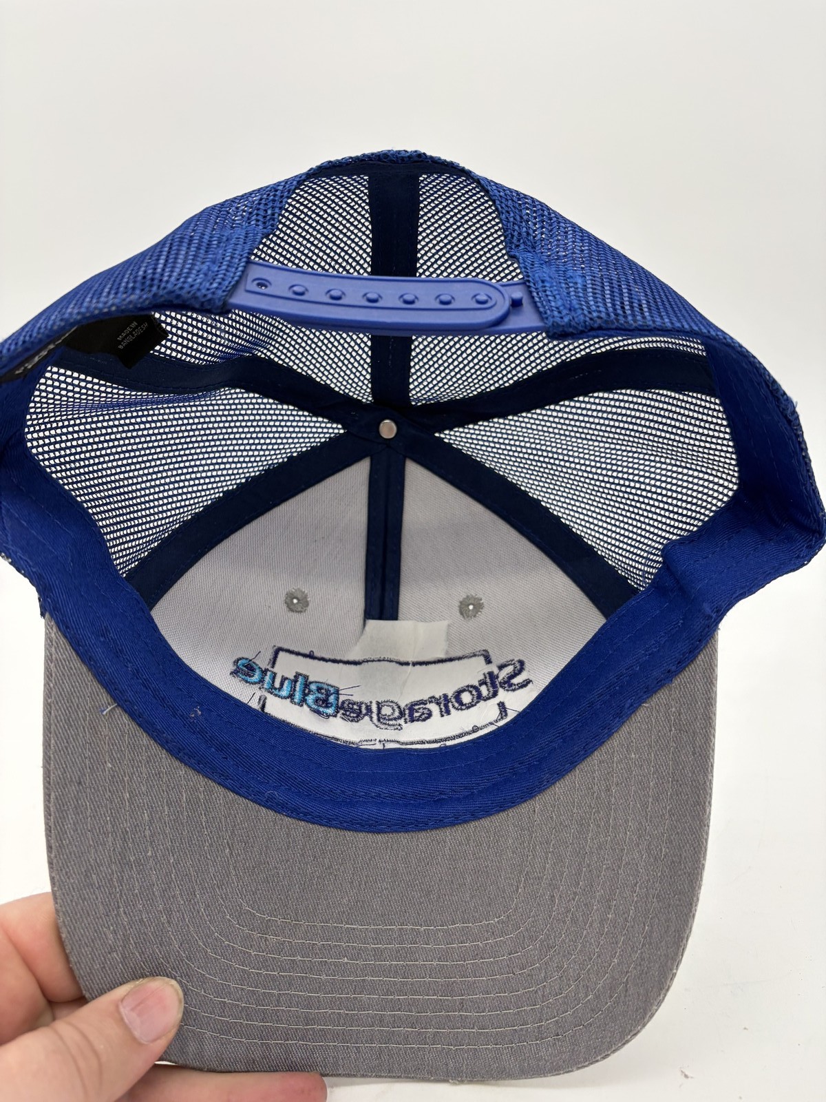 Storage Blue Self Storage Redefined Trucker Hat Mesh Snapback Cap H1