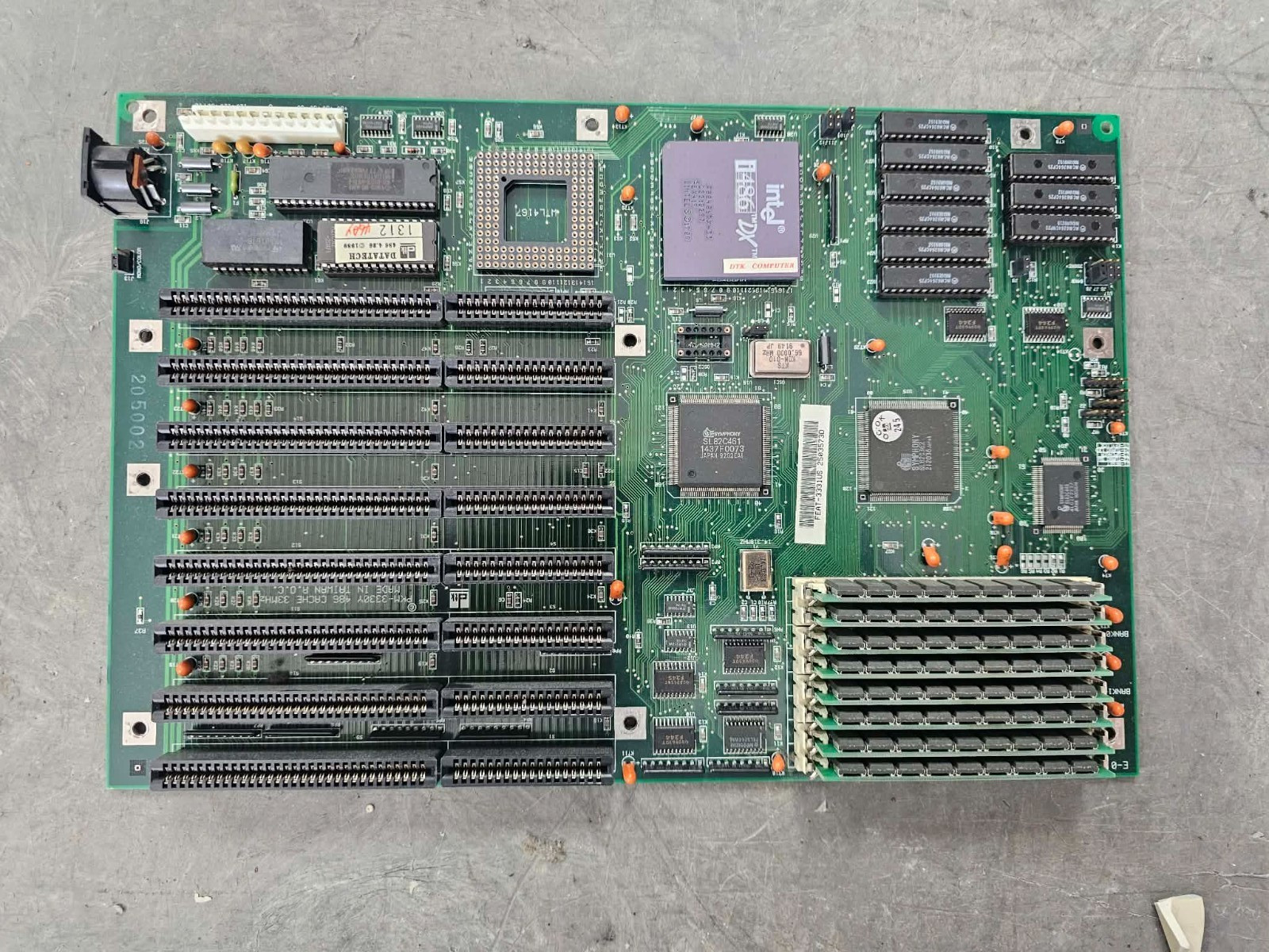 DTK Computer FEAT-331 Full Size PC AT Gaming Symphony Board w486 Weitek 4167