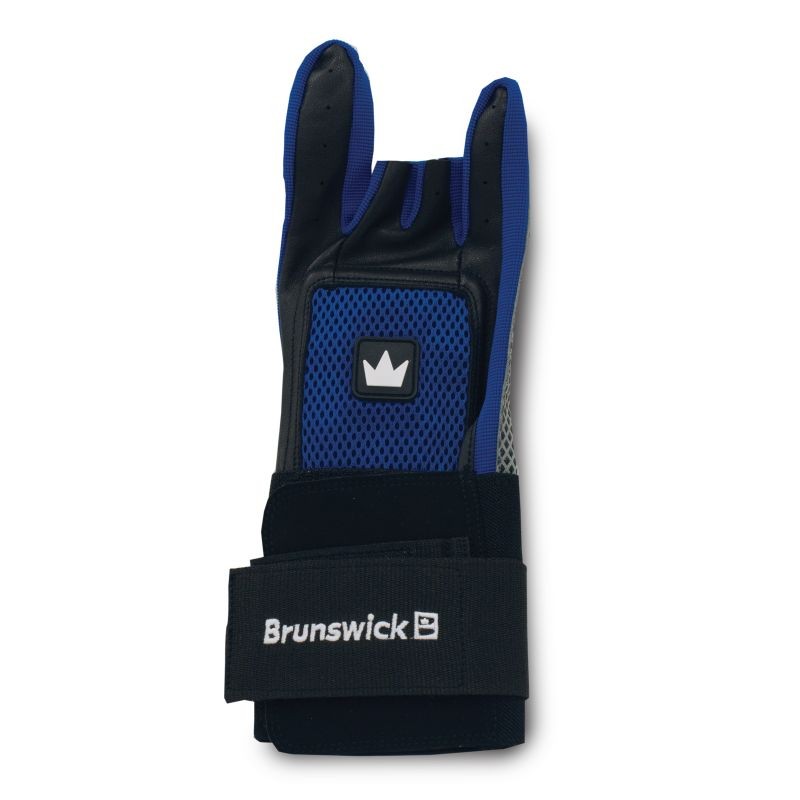 Brunswick Max Grip Bowling Glove Black/Blue/Grey