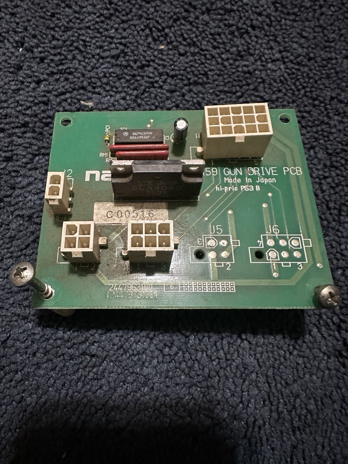 Namco V159 Gun Drive PCB.