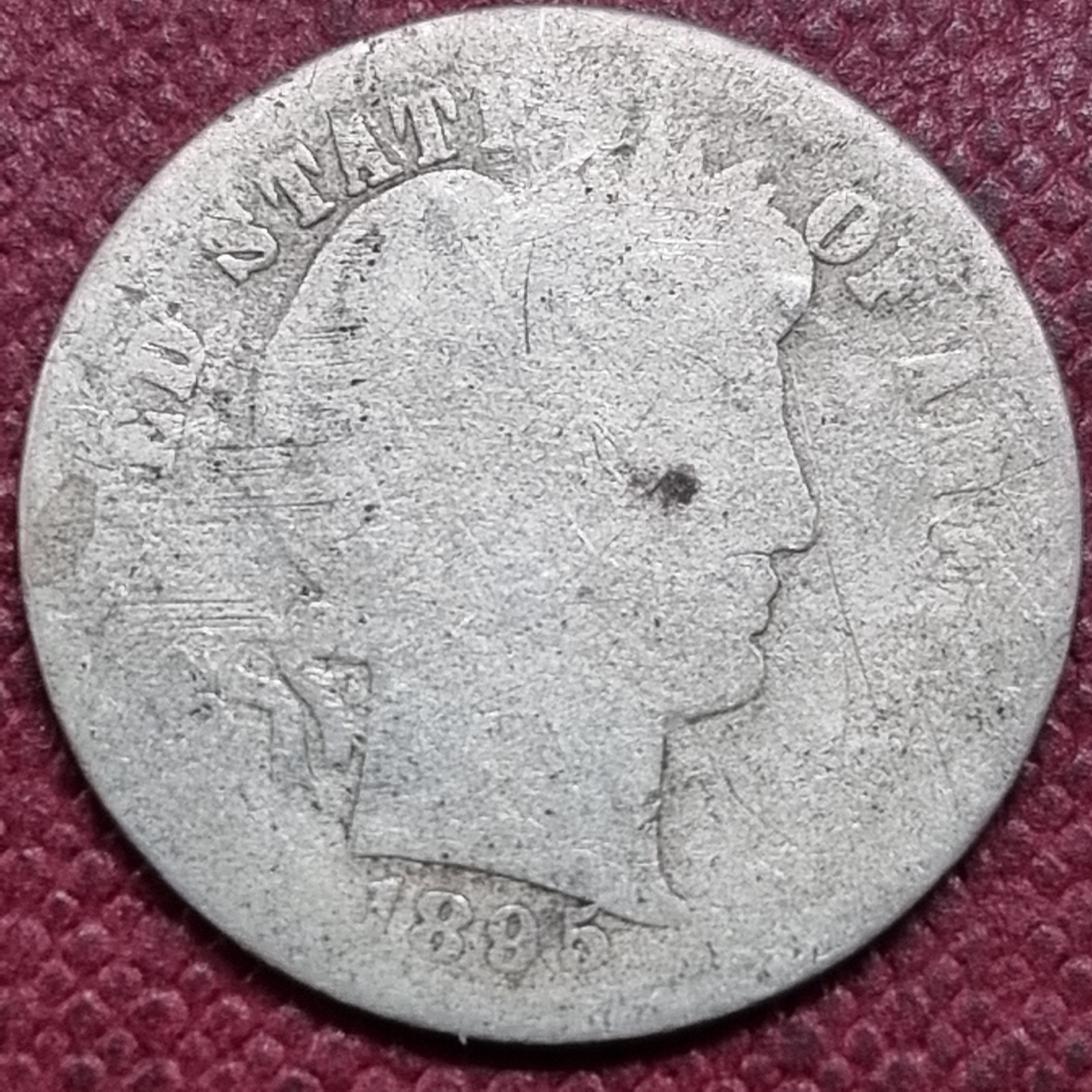1895 O Barber Dime 10c Circulated NEW ORLEANS Key Date #103054