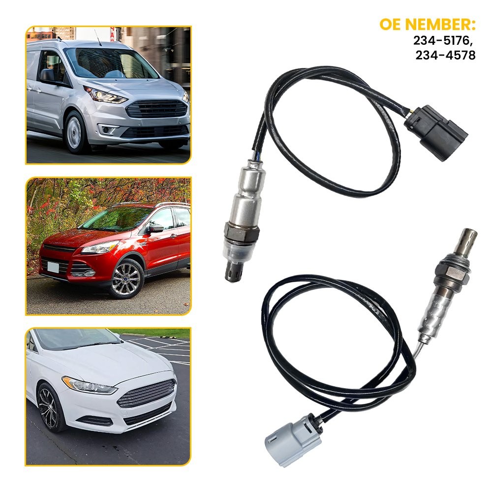 2 Pack Oxygen Sensor Up+Down For 2014-2015 Ford Transit Connect 2.5L 234-4578 US