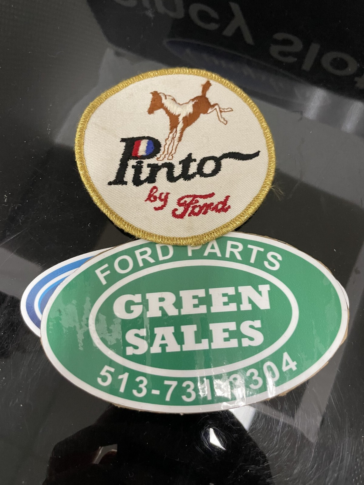 Vintage round Pinto by Ford 4” patch