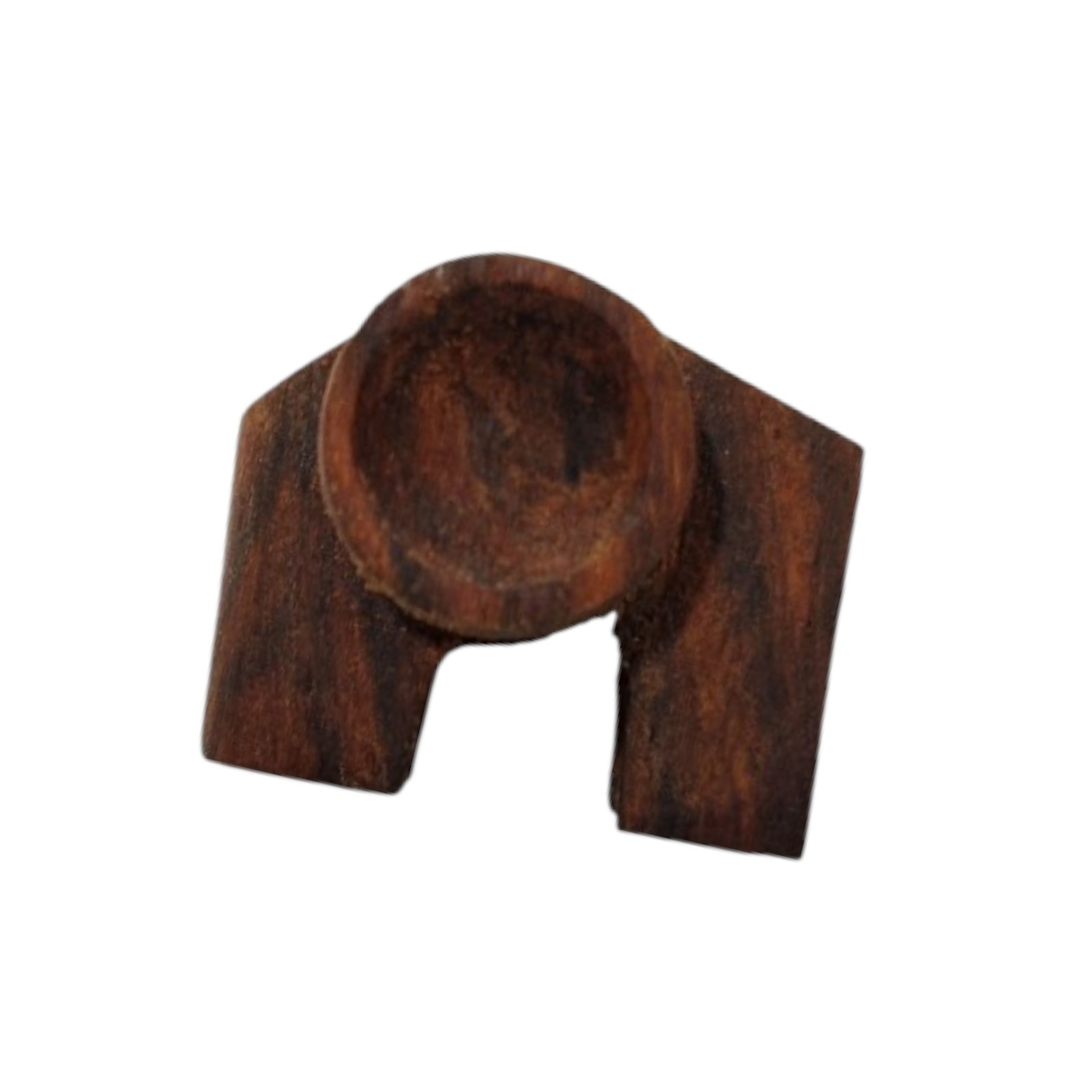 WWI WWII German P08 P-08 Luger Wooden Pistol Grips Clip END (PLAIN)