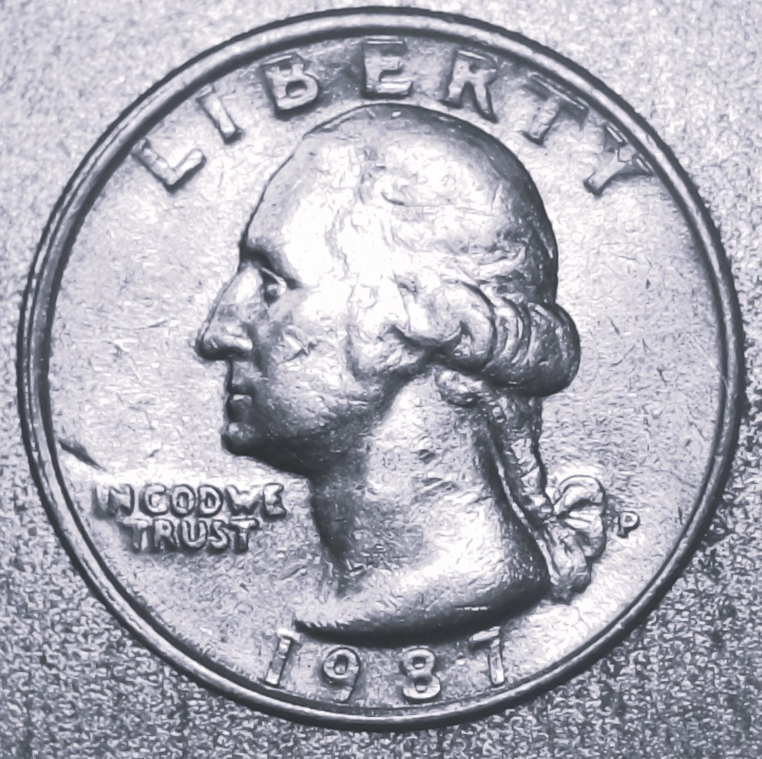 US 1987 P Washington Quarter Circulated Ungraded Philadelphia Mint