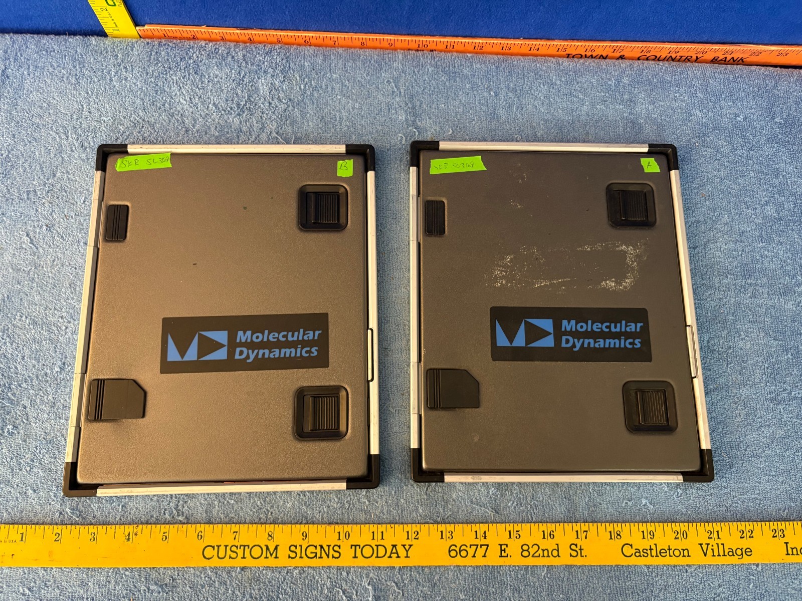 Molecular Dynamics Storage Screen Exposure Cassette Lot of 2