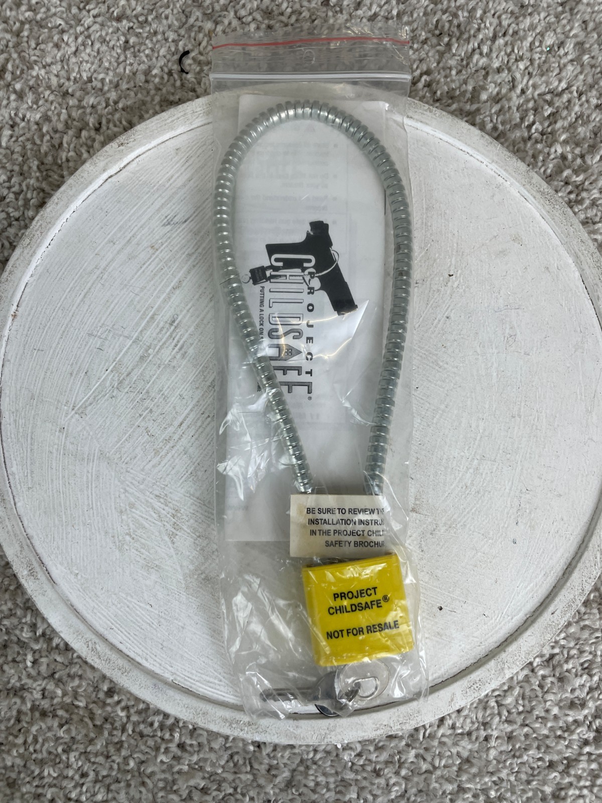 Project Child Safe ML0603 Heavy Duty Cable Gun Safety Lock w/ Two Keys