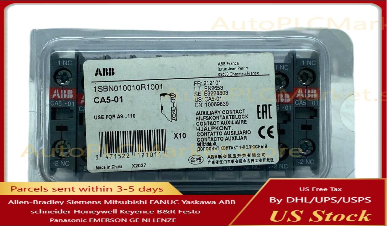10 pcs/box ASEA BROWN BOVERI ABB CA5-01 1SBN010010R1001 AUXILIARY US Free TAX