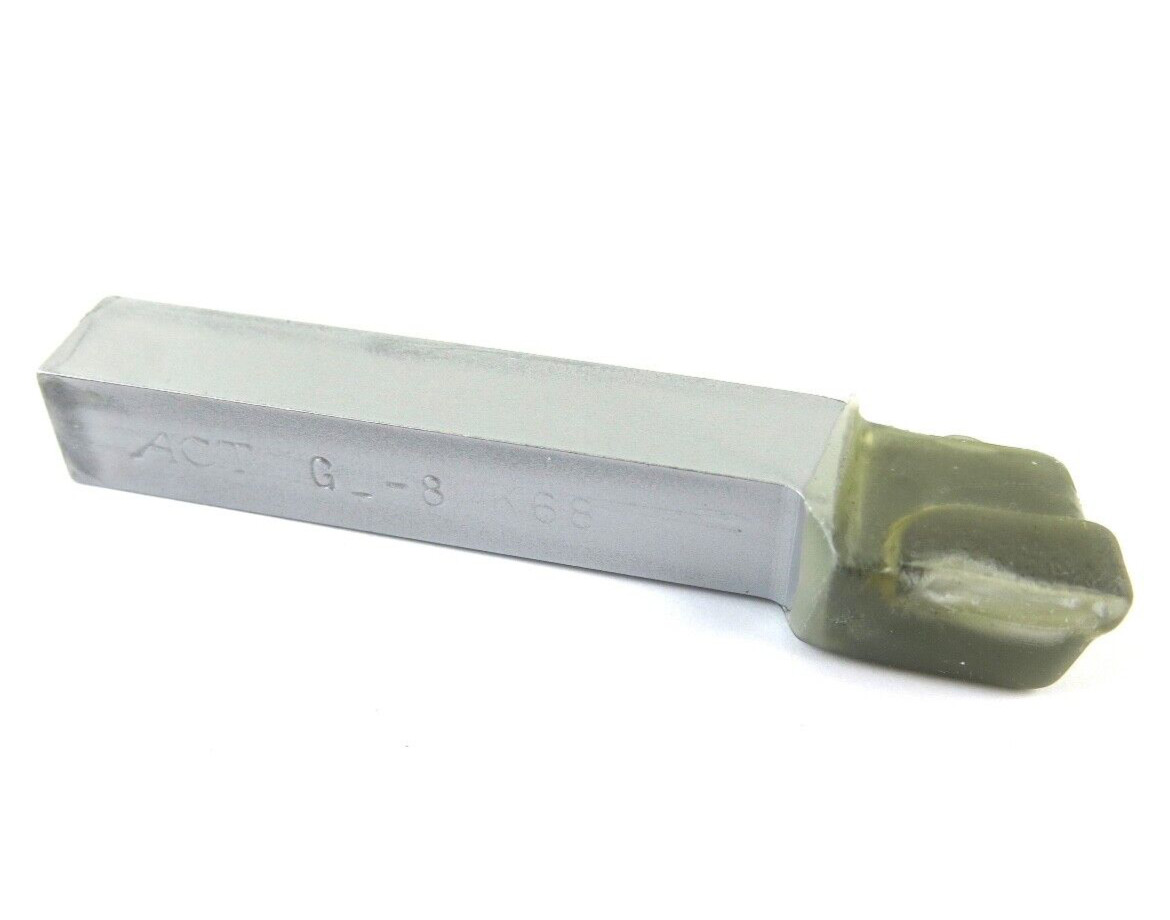 1pc ACT GL-8 K68 Grade Carbide Brazed Lathe Tool Bit 0° Offset Edge 1/2" Shank
