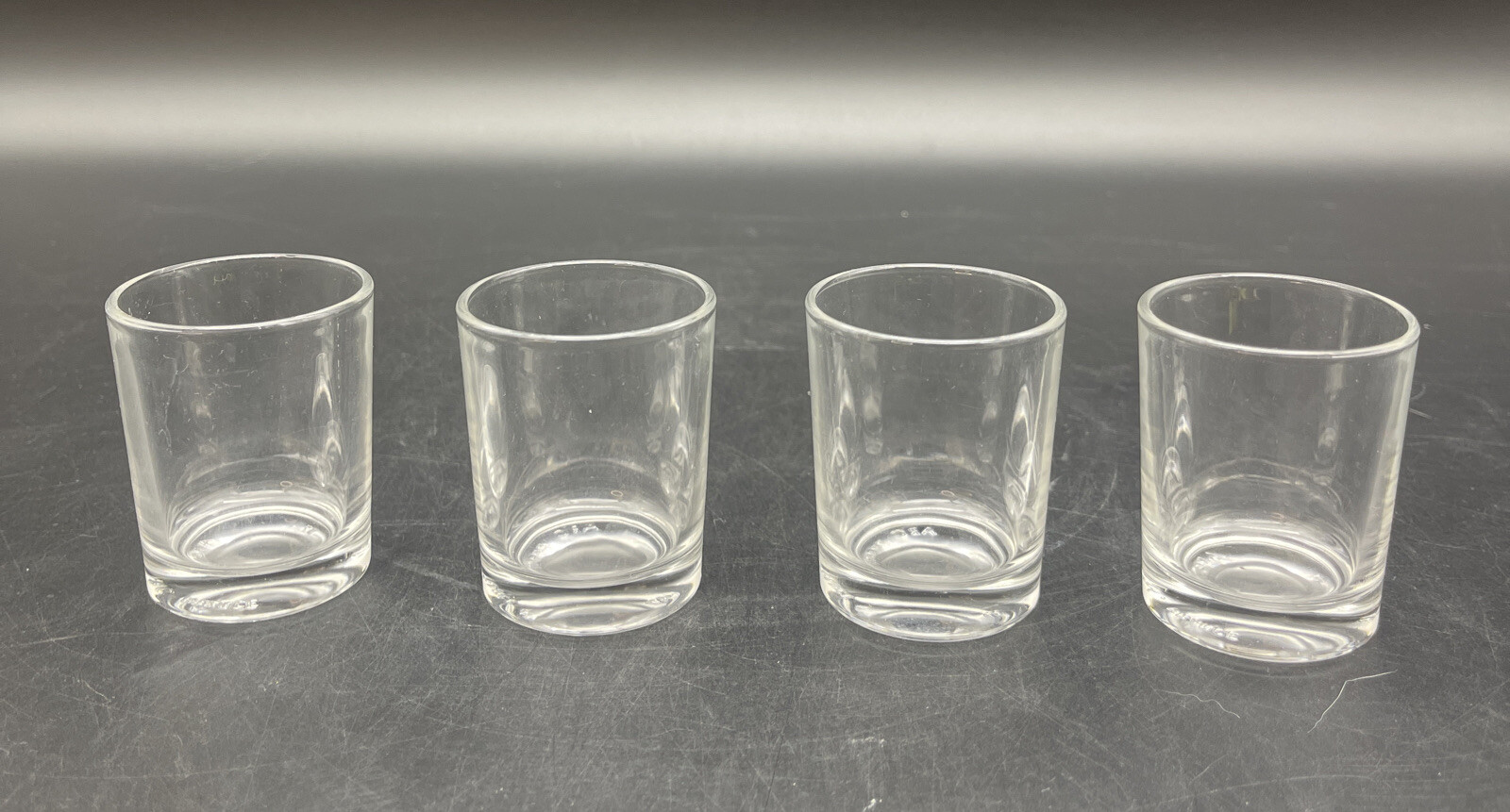 VTG ARC France Clear Shot Glass 2” Set Of 4