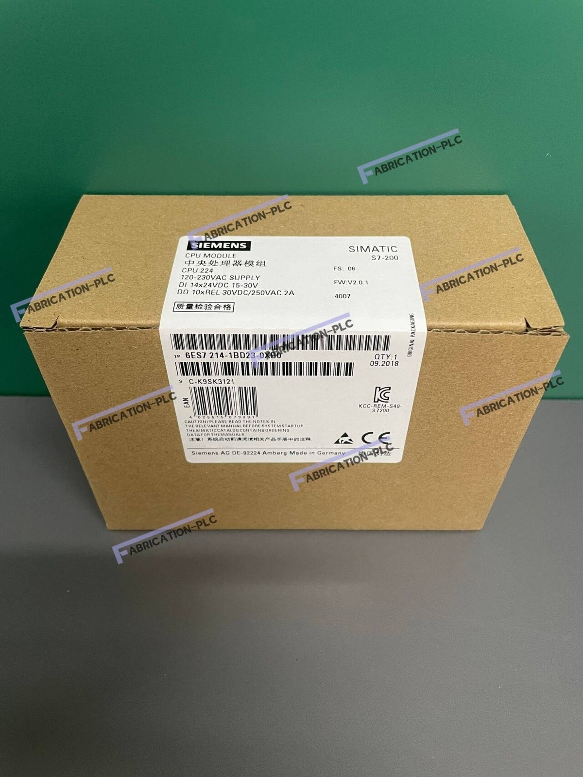 New in box   6ES7 214-1BD23-0XB0 6ES7214-1BD23-0XB0 *ty