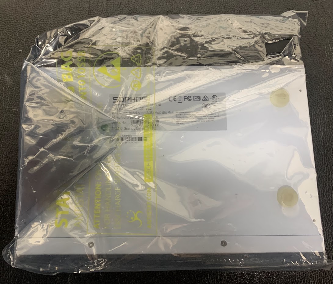 Sophos SG-135 Rev 2 UTM Firewall Security Appliance 8-Port - Power Adapter
