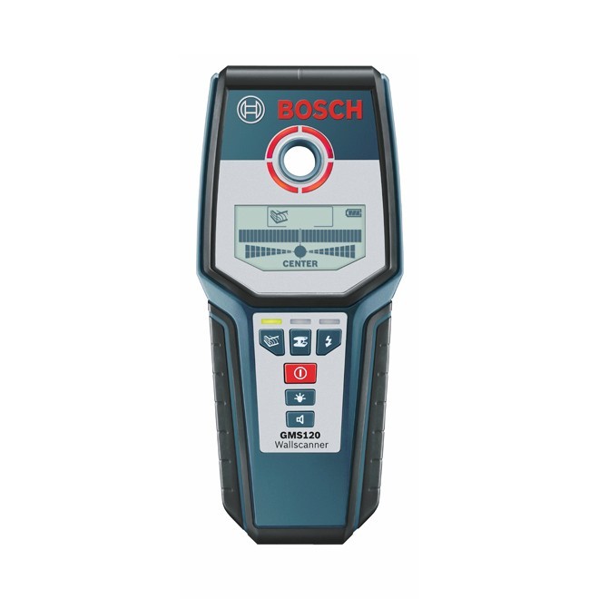 Bosch GMS 120 Professional Wall Scanner Stud Detector Metal Wood Live Wire