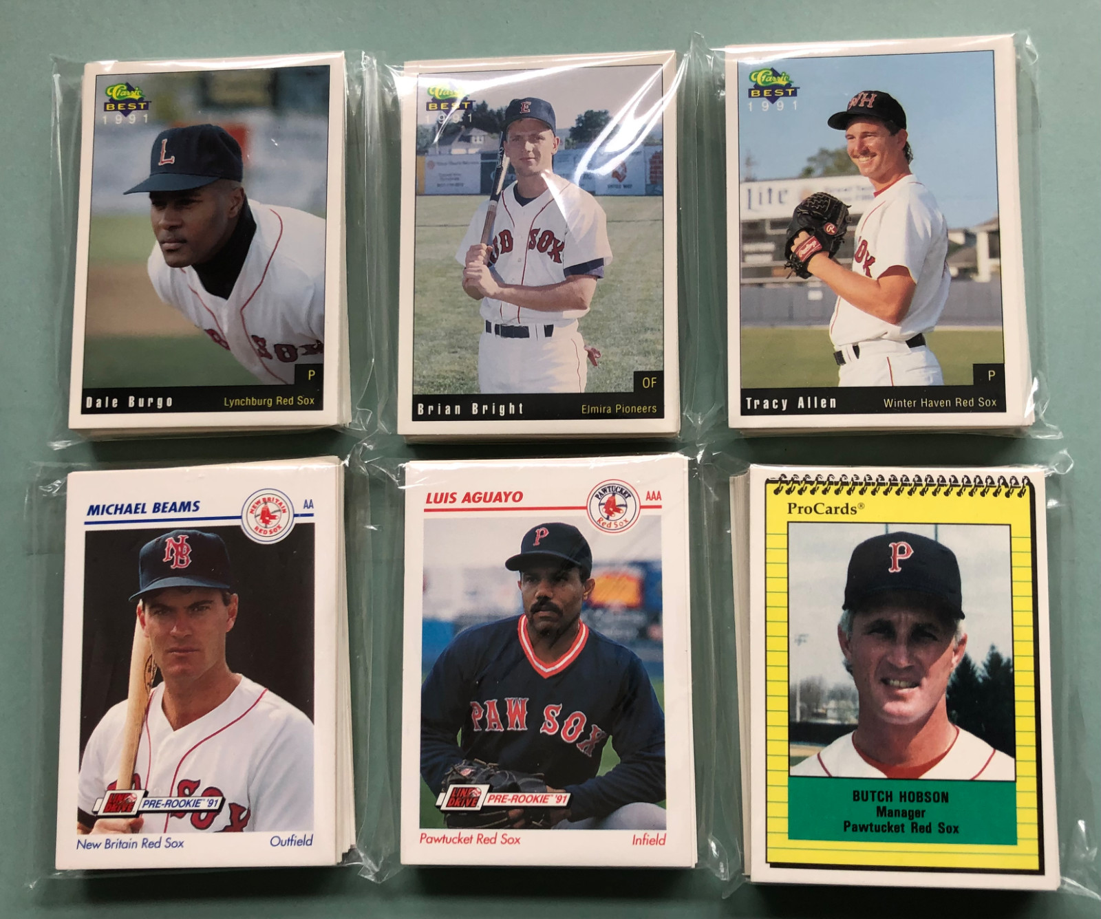 Boston Red Sox Minor League Collectibles - Cards, Programs & Skeds
