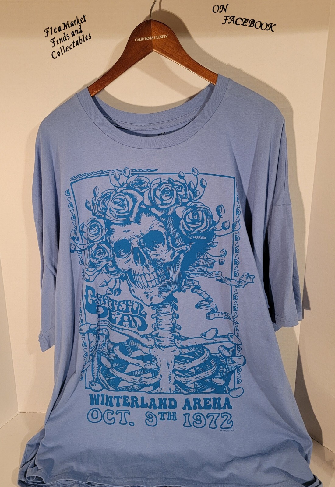 Grateful Dead Bertha Skeleton Purple Tshirt 2XL Great Condition!