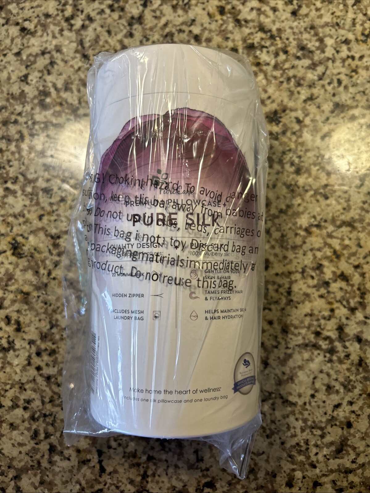 New Purecare Pure Silk Luxury Single Pillowcase
