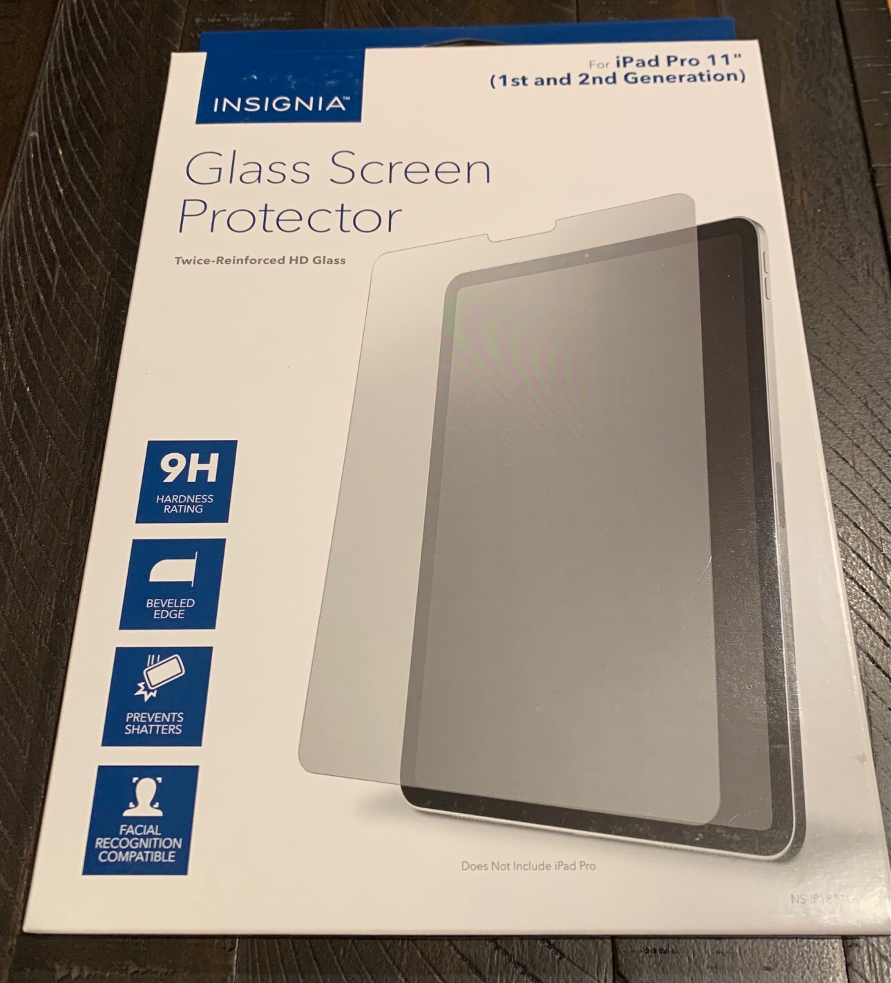 Insignia HD Glass Screen Protector for iPad Air 10.9" iPad Pro 11" 1 2 3 4 M2 M4
