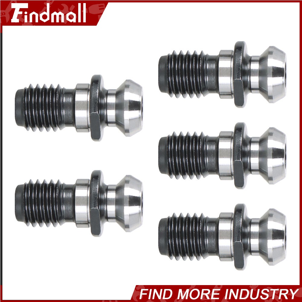 Findmall 10pc Coolant Pull Stud Retention Knob for CAT40 45°0.740"