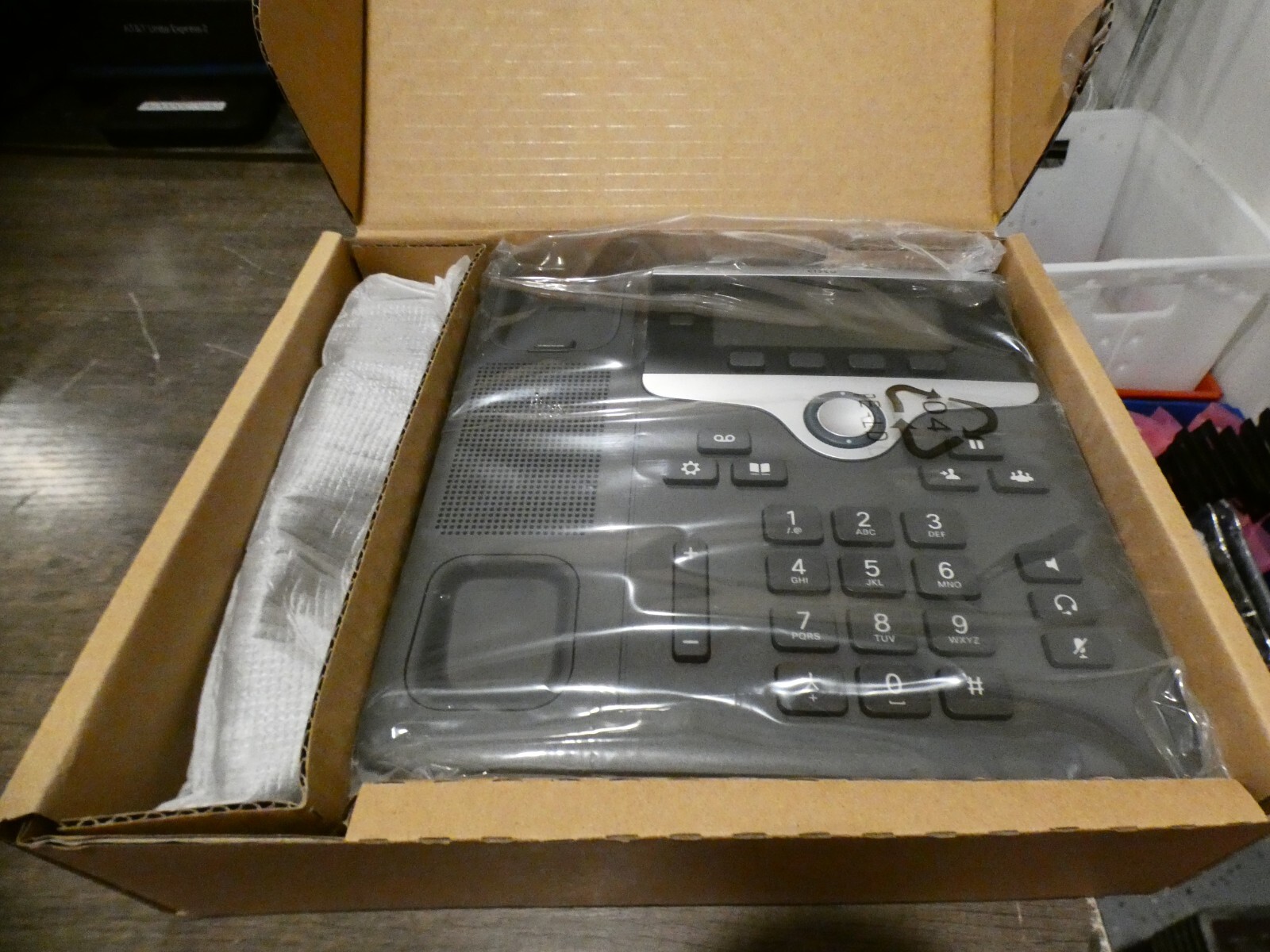 Open Box Cisco 7821 IP Phone (CP-7821-K9=) 74-10230-01 7800 (Missing Parts)