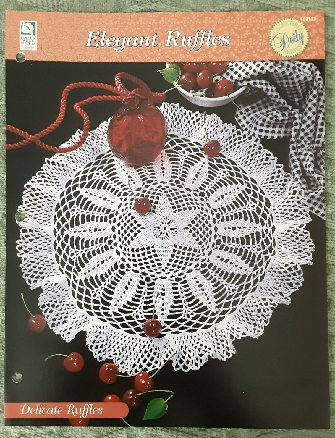 House of White Birches Doily Crochet Instruction Pattern DELICATE RUFFLES 109123