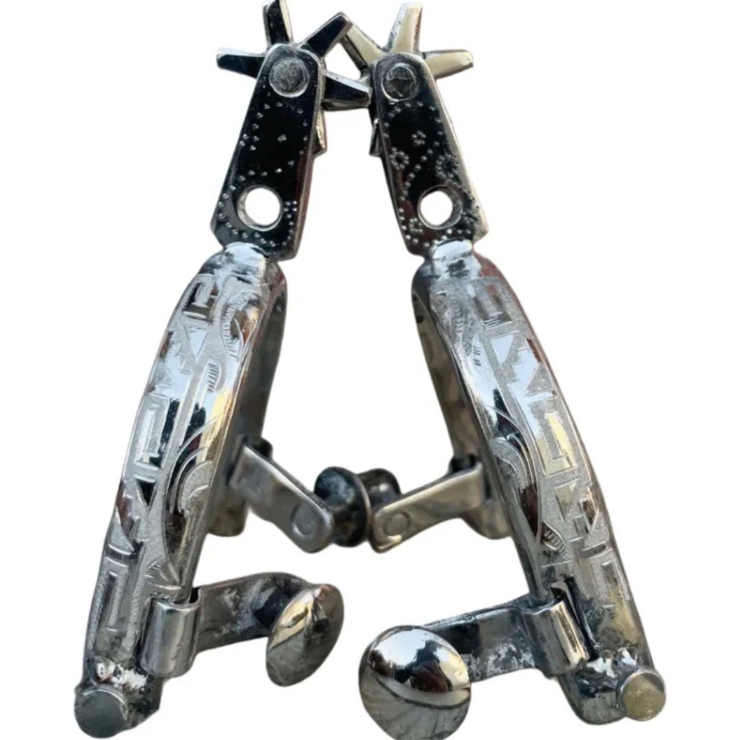 Mexican CHARRO SPURS ESPUELAS Charras Style Charreria HORSE Boot Gear Mexico