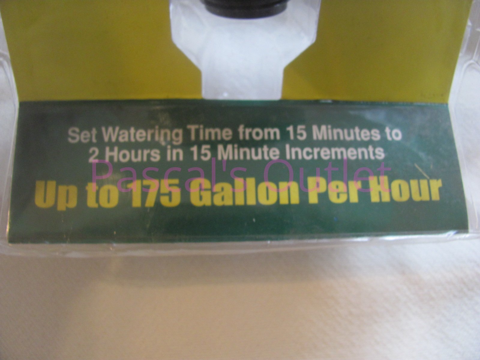 175GPH Inline Hose Water Timer, 15-120 Minute Countdown, One Stop Gardens 96518