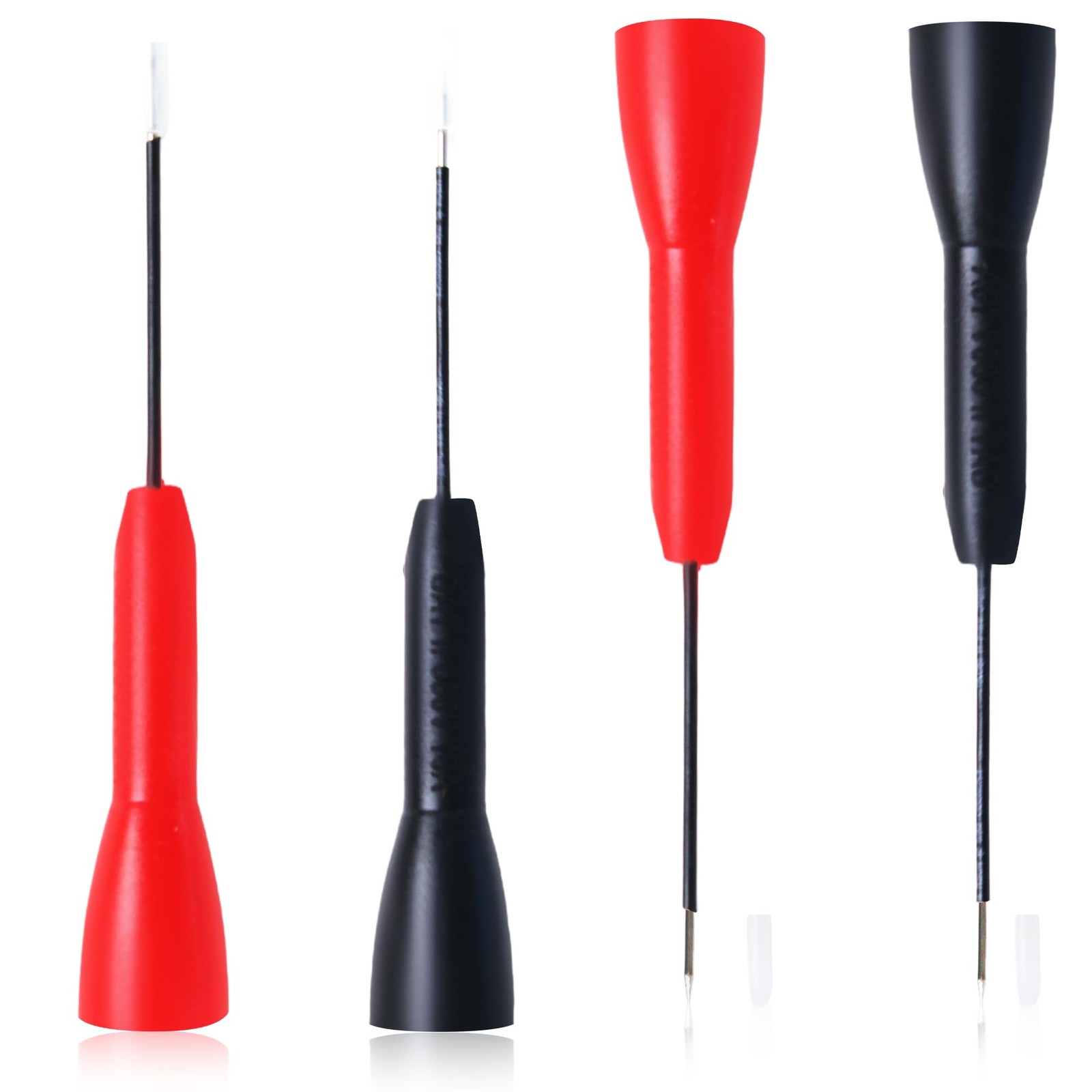 MCSDFN 4 Pack 2mm Extended Needle Test Probes, 600V/10A Non-Destructive 4 Pcs