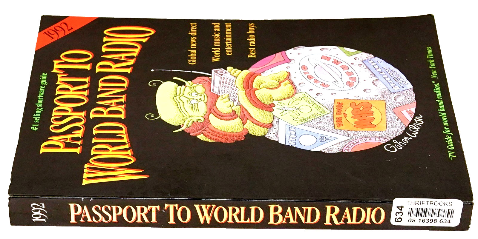 1992 Passport to World Band Radio Book - Stations Frequencies Reviews Stories #2