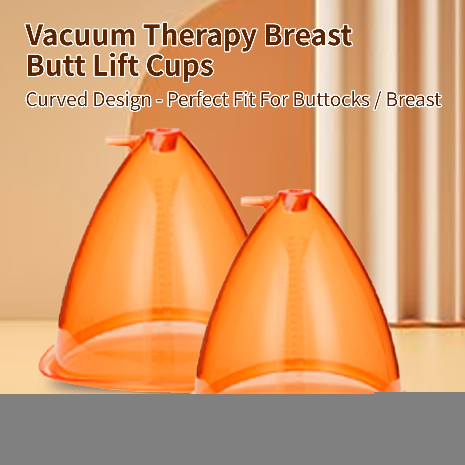 New Replacement 70-210ML Breast Cups Butt Lift Cups For Vacuum Therapy Machine