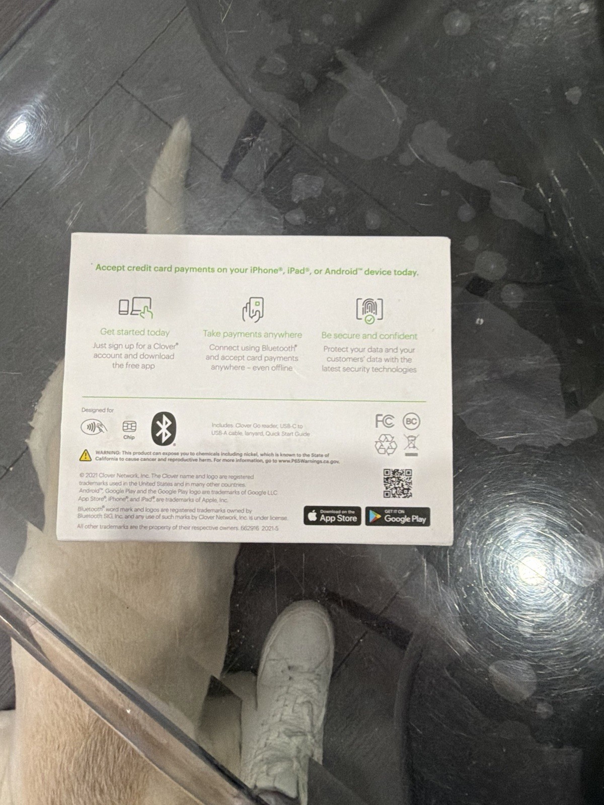 Clover Go C600 Bluetooth Mobile Credit Card Reader
