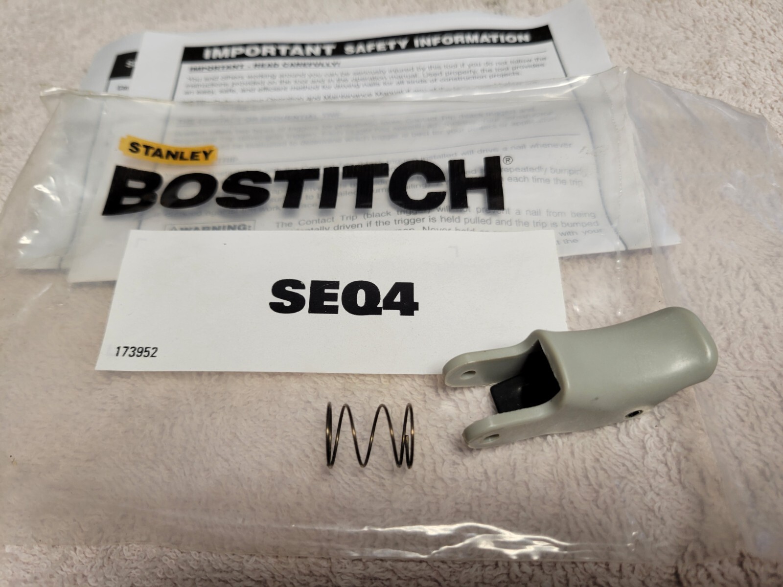 BOSTITCH OEM Triggers SEQ 4-7 & CNTK 1/5 - You Choose Which One - New Old Stock